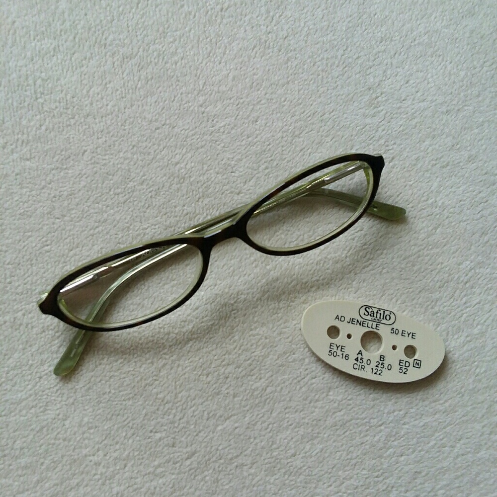 Adensco Jenelle Tortoise Pearl Green Glasses Frame